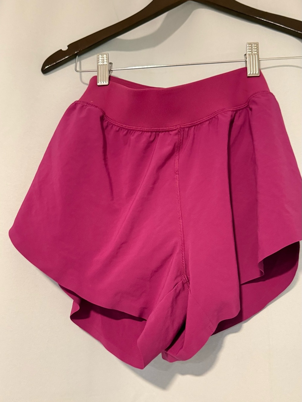 CRZ split running shorts XS pink